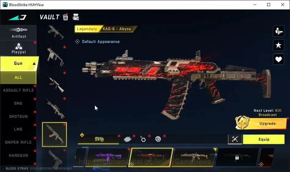 Blood Strike Accounts ASIA|Collab 7DS-AK47|Melee 2nd Anniv Butterfly Kni image 18