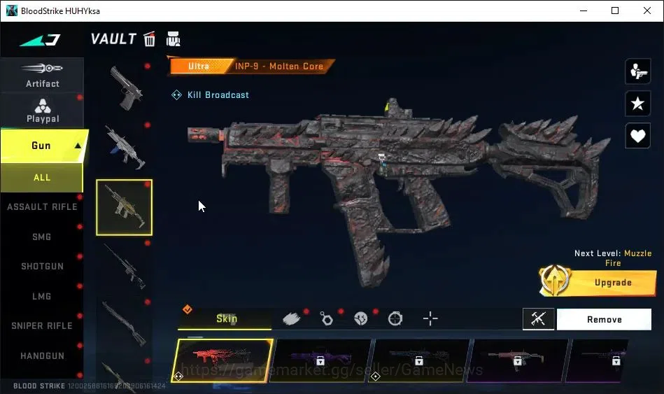 Blood Strike Accounts ASIA|Collab 7DS-AK47|Melee 2nd Anniv Butterfly Kni image 6