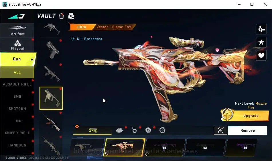 Blood Strike Accounts ASIA|Collab 7DS-AK47|Melee 2nd Anniv Butterfly Kni image 8