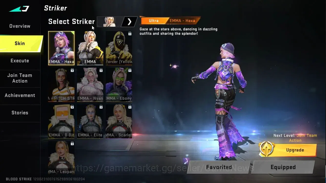 Blood Strike Accounts ASIA|Collab EVA[MCX-EVA00]|ULTRA Striker [EMMA-Hex image 3