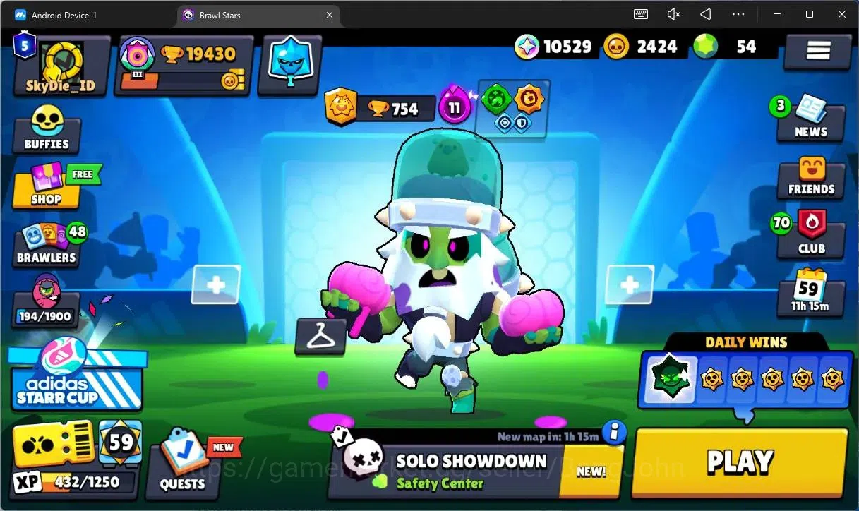 Brawl Stars Accounts Global | 19430 Thropy|65 Brawler|16 Max Hypercharg image 1