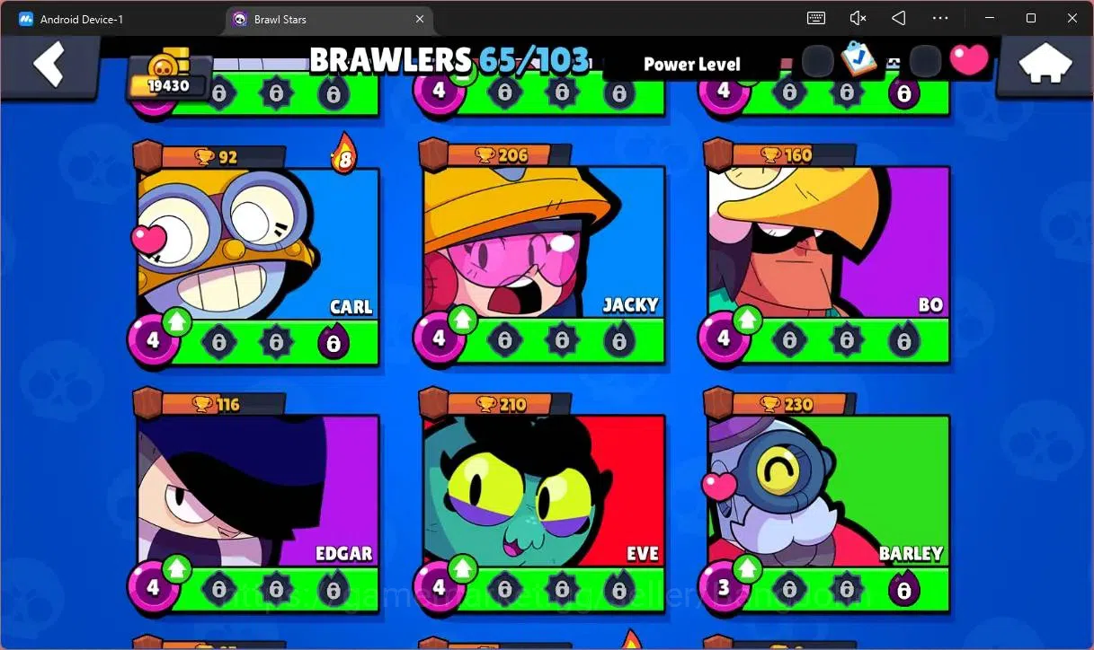 Brawl Stars Accounts Global | 19430 Thropy|65 Brawler|16 Max Hypercharg image 10