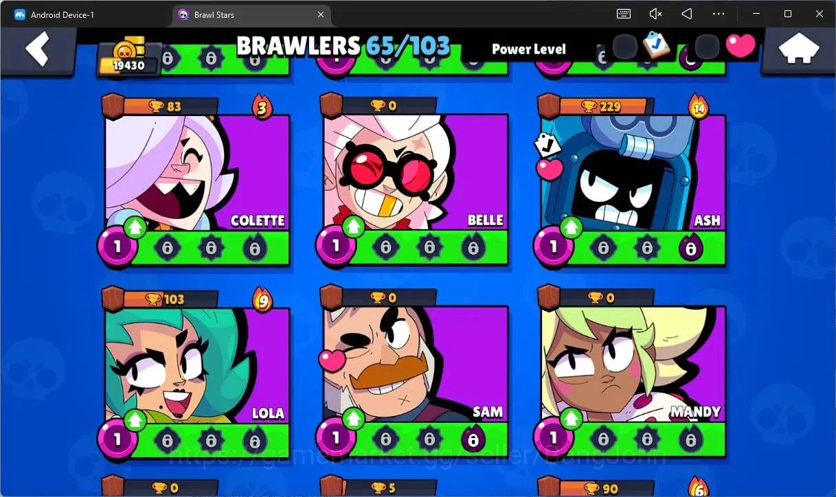 Brawl Stars Accounts Global | 19430 Thropy|65 Brawler|16 Max Hypercharg image 12