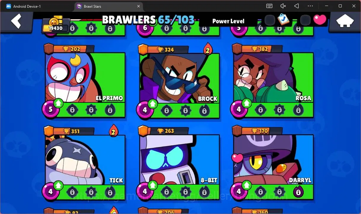Brawl Stars Accounts Global | 19430 Thropy|65 Brawler|16 Max Hypercharg image 9
