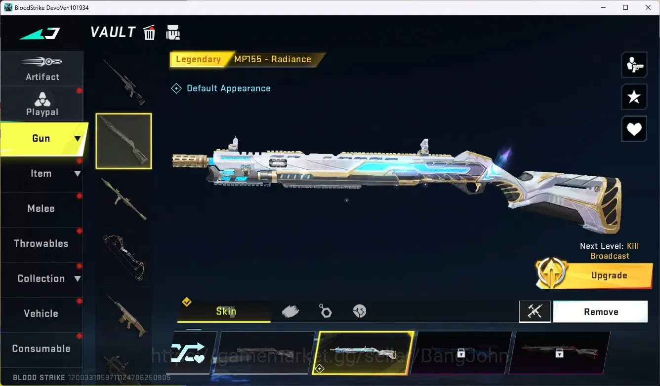 Blood Strike Accounts ASIA | 1 Ultra Melee: Lightblade-Dark Force | 1 Le image 2