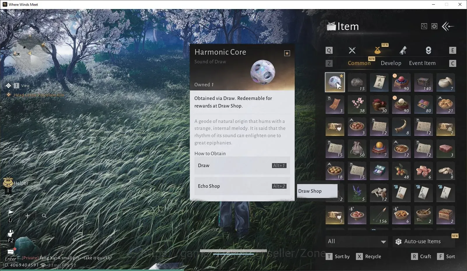 Where Winds Meet Accounts Global Starter|L14|1HC UNSED |4387 Current Build | Nameless Sword L13/20, Nameless Spear L13/20 1