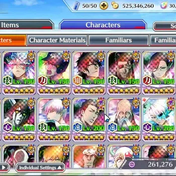 Bleach: Brave Souls Accounts High-End GLOBAL|30K Orbs|11th Ulquiora,Grimjow,Dream Team Ichigo,New Ichigo,TYBW26