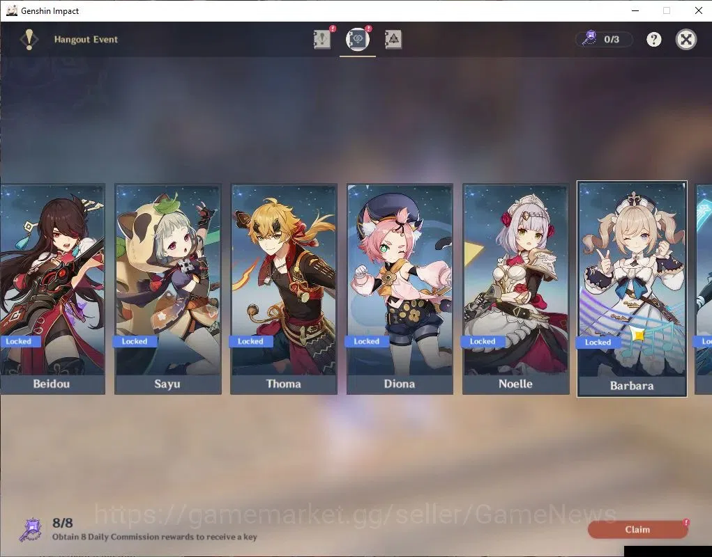Genshin Impact Accounts Asia | AR 56 | 2 Limited+1(*5Wep) | ColumbinaC5,Li image 19