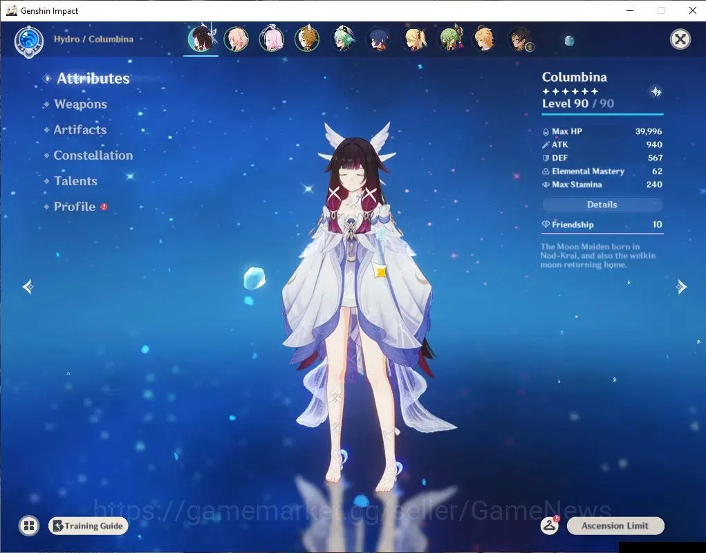 Genshin Impact Accounts Asia | AR 56 | 2 Limited+1(*5Wep) | ColumbinaC5,Li image 3