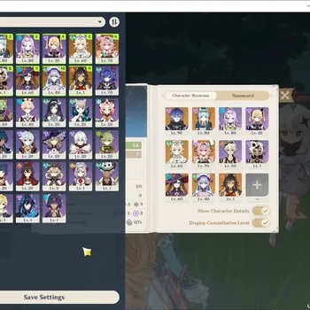 Genshin Impact Accounts Others ASIA|AR 54|4Limit PremFlins+Signature,SemiPrem Vesna + ChrSTD Diona,Amber Etc|MC