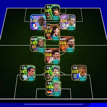 eFootball Accounts Legends & Iconic Players 9 MANAGER BOOSTER | COLECTIVE 3341+,FULL SQUAD AC MILAN,GG SQUAD,FULL BOOSTER