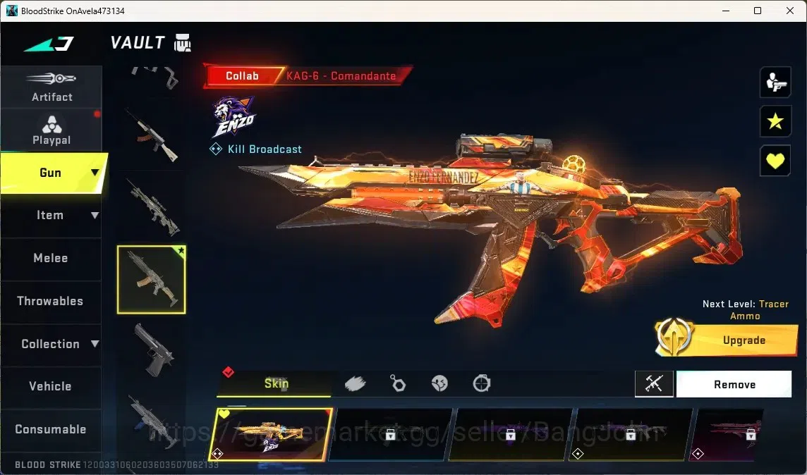 Blood Strike Accounts ASIA | Collab KAG-6 Comandante | 1 Name Changing C image 2