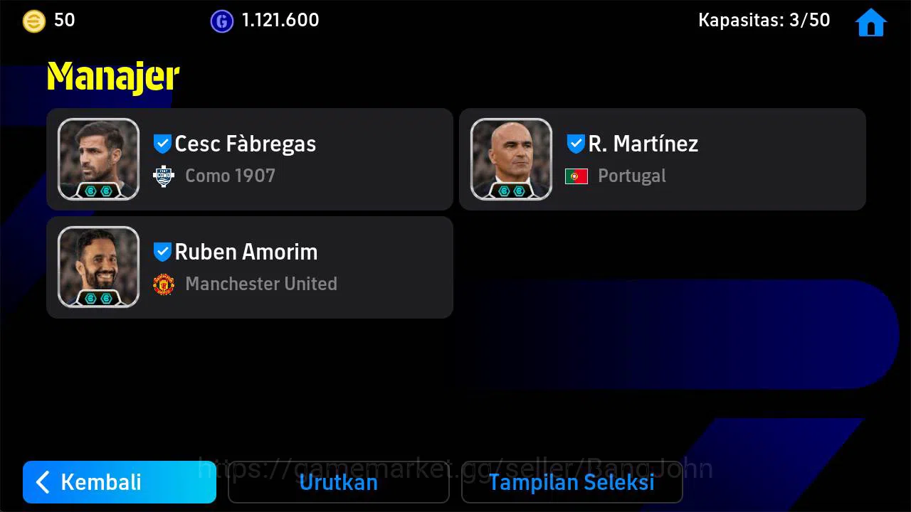 eFootball Accounts Android, Pwr 3188, maldini epic, van djik big, don image 6