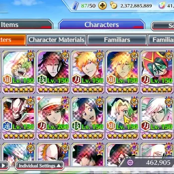 Bleach: Brave Souls Accounts High-End Global|41K Orbs|Available All Story|TYBW RefVer Ichigo,TYBW26 Gremy,11th Aizen,New