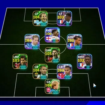 eFootball Accounts Legends & Iconic Players Android|NationalTeamPack France2026|10 Epic