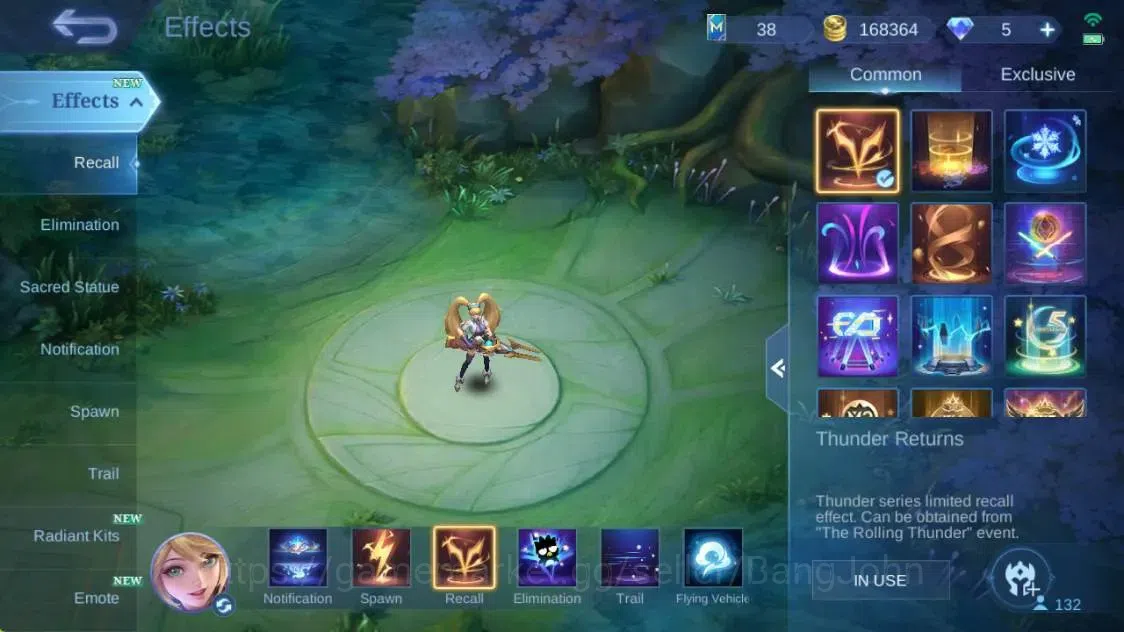 Mobile Legends: Bang Bang Accounts Global|Hero 132|Skin 260|Renowned|KOF Karina|STUN  image 6