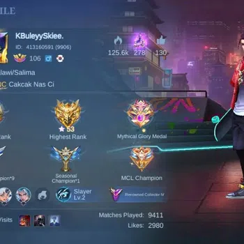Mobile Legends: Bang Bang Collector Global|Hero 132|Skin 260|Renowned|KOF Karina|STUN  image 1