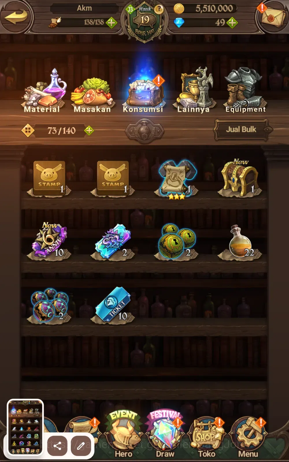 The Seven Deadly Sins: Grand Cross Accounts ASIA | 590K CC | Sabunak, Merlin esca, ODK |  7DS0 image 7