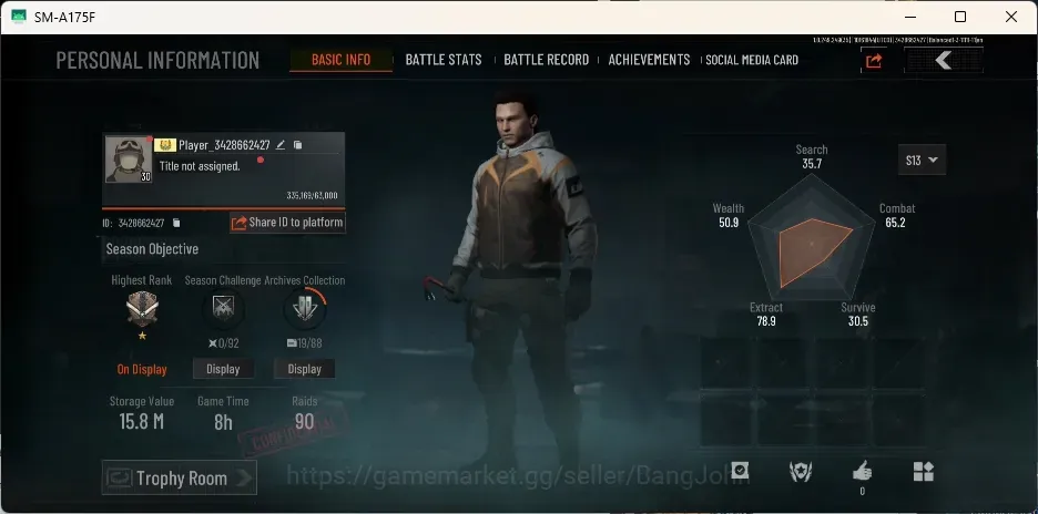Arena Breakout Accounts High Value Mobile|LV 30|SV 15,8M|CV 13,1M|Exclusive MG H416 | OF AKM,AK-102,Forest MP5 | 1 name 1