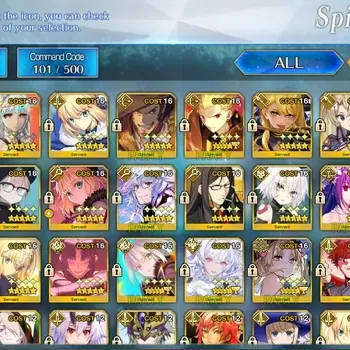 Fate-Grand Order Accounts NA |LB 7, Lv 130|22 SSR|Jalter NP 3,Beast Eresh NP 2,Skadi Ruler,Merlin,Avalon,Tonelico,Waver NP