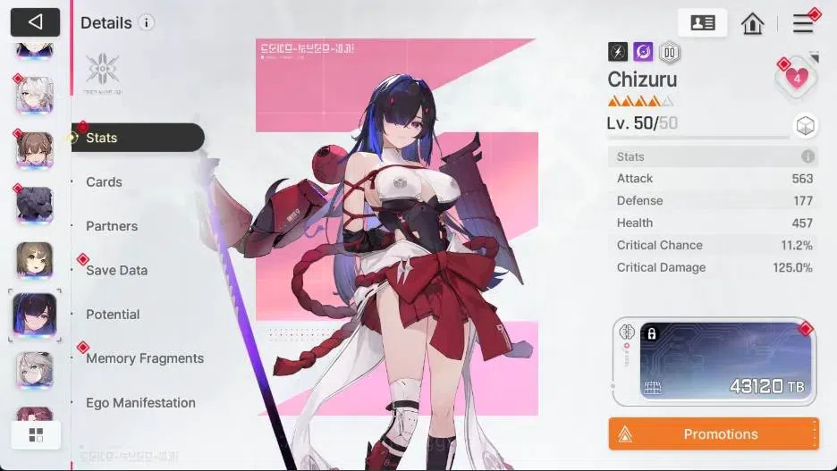 Chaos Zero Nightmare Accounts ASIA | Lv.54 | 13 SSR | 11 UR | Heidemarie ME2, Ti image 10