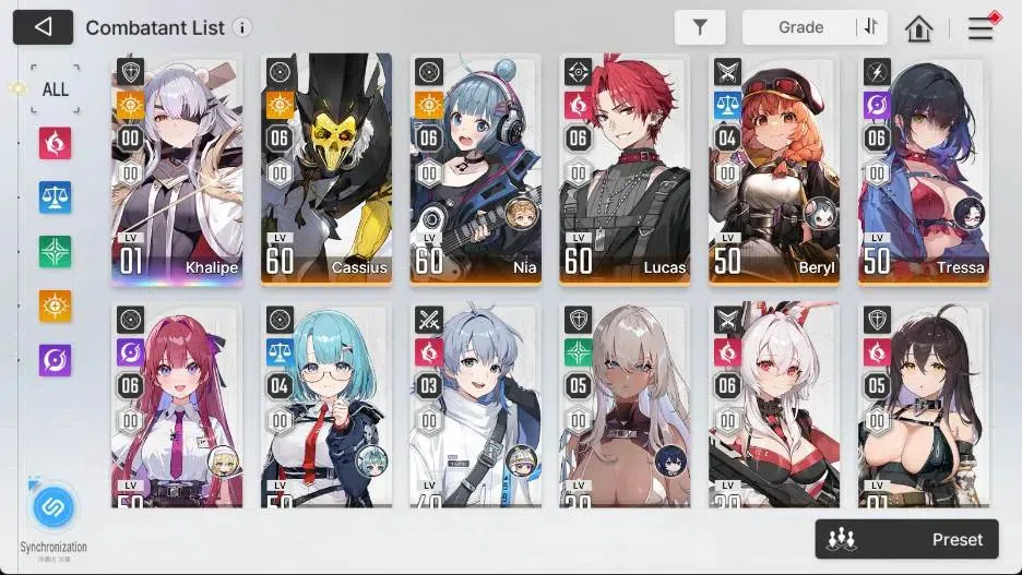 Chaos Zero Nightmare Accounts ASIA | Lv.54 | 13 SSR | 11 UR | Heidemarie ME2, Ti image 19