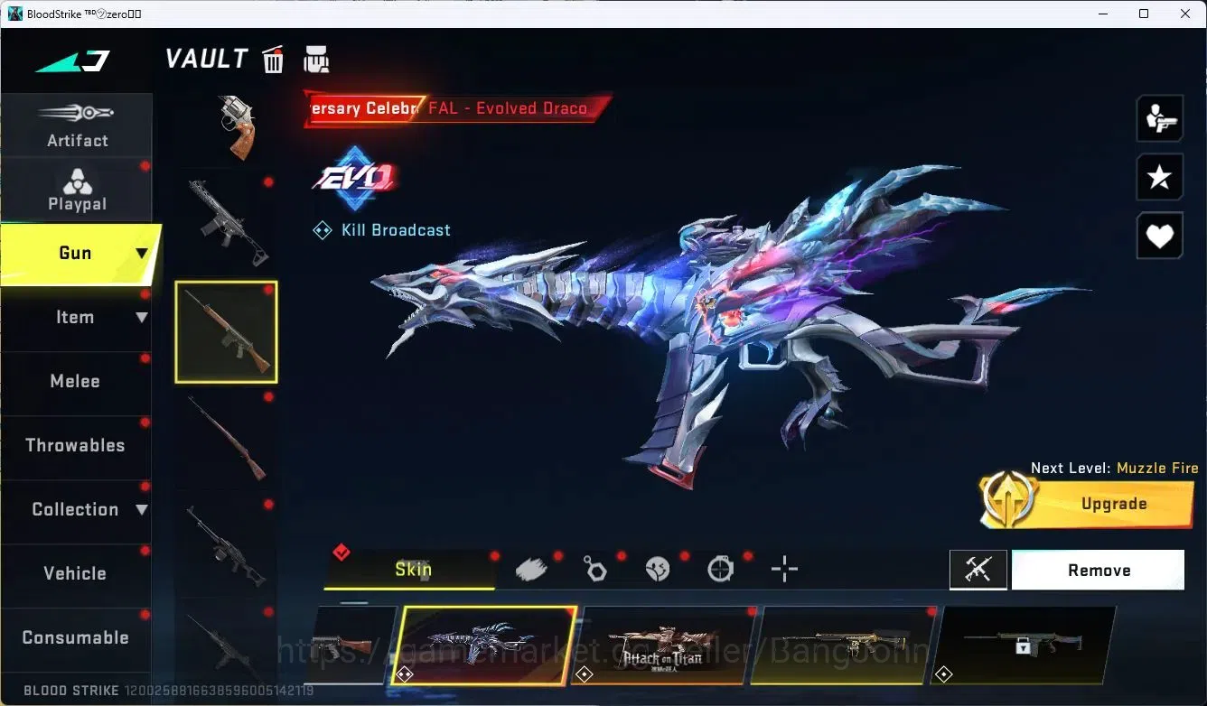 Blood Strike Accounts ASIA |MELE,KATANA|EVOLVED,FAL-DRACO|COLLAB,KAG-6|U image 15