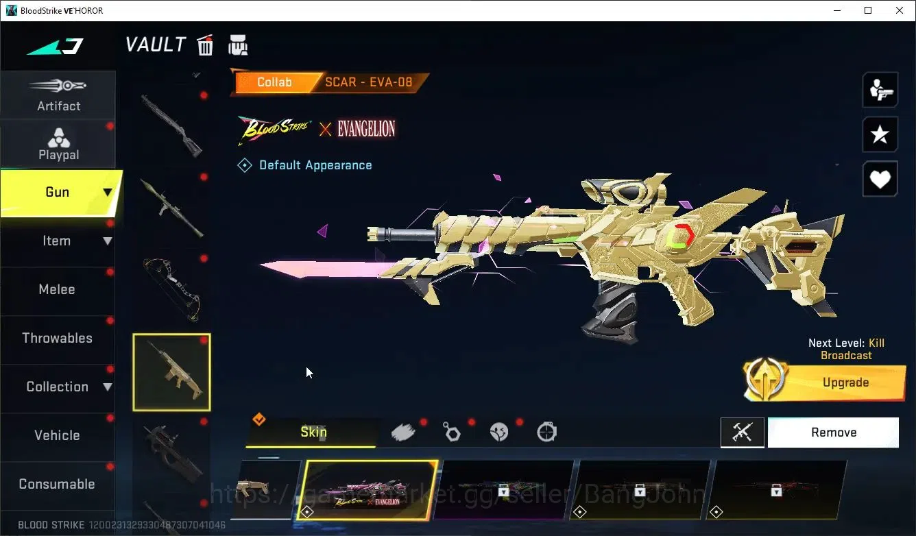 Blood Strike Accounts ASIA |1 Evo Melee:Zenpakuto-Zangetsu|1 Evo:Fal|5 C image 11