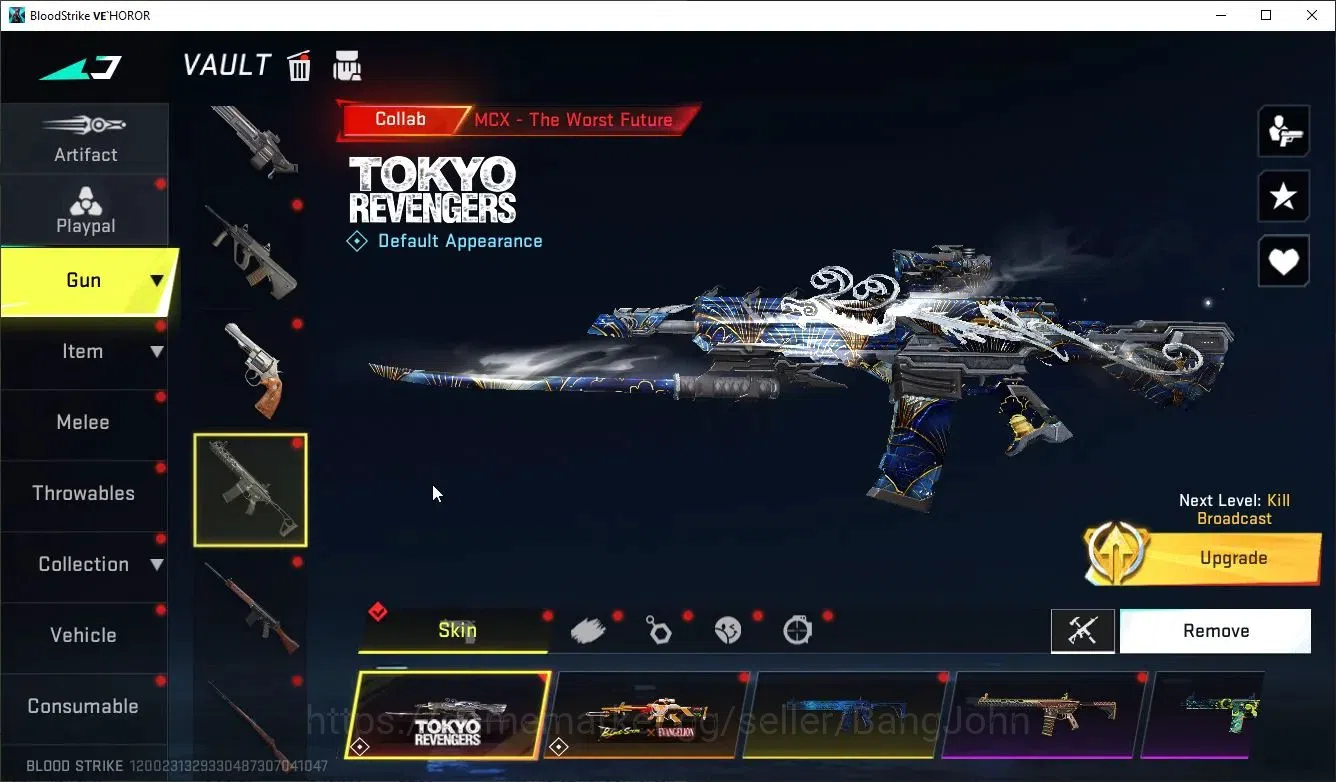 Blood Strike Accounts ASIA |1 Evo Melee:Zenpakuto-Zangetsu|1 Evo:Fal|5 C image 14