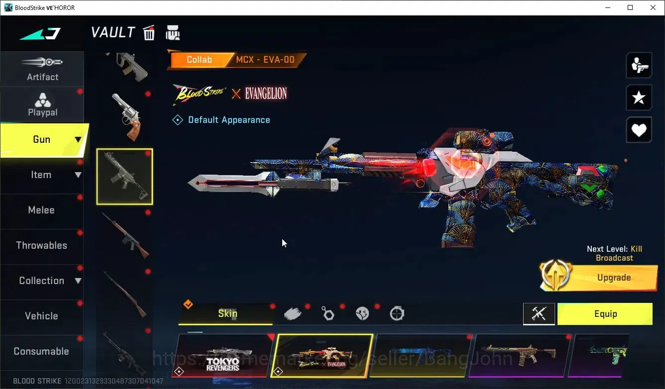 Blood Strike Accounts ASIA |1 Evo Melee:Zenpakuto-Zangetsu|1 Evo:Fal|5 C image 15