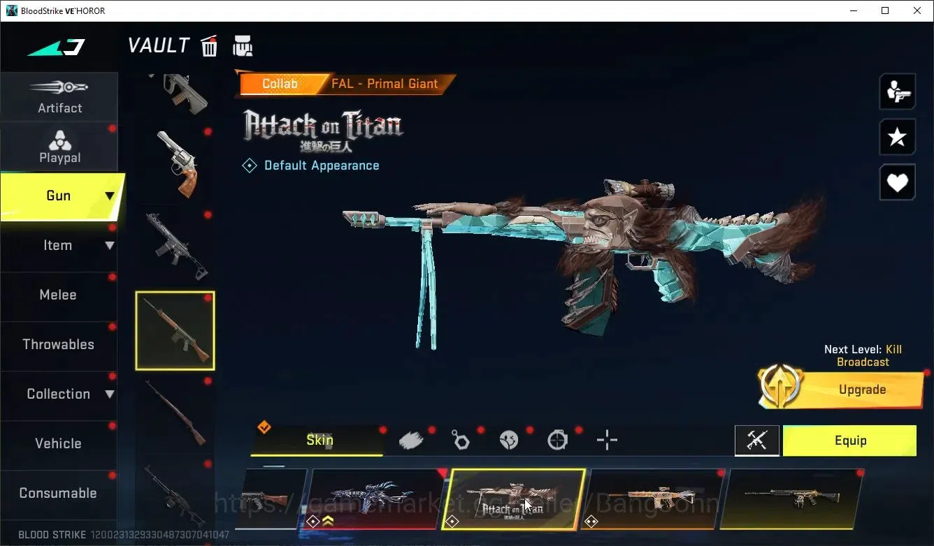 Blood Strike Accounts ASIA |1 Evo Melee:Zenpakuto-Zangetsu|1 Evo:Fal|5 C image 17