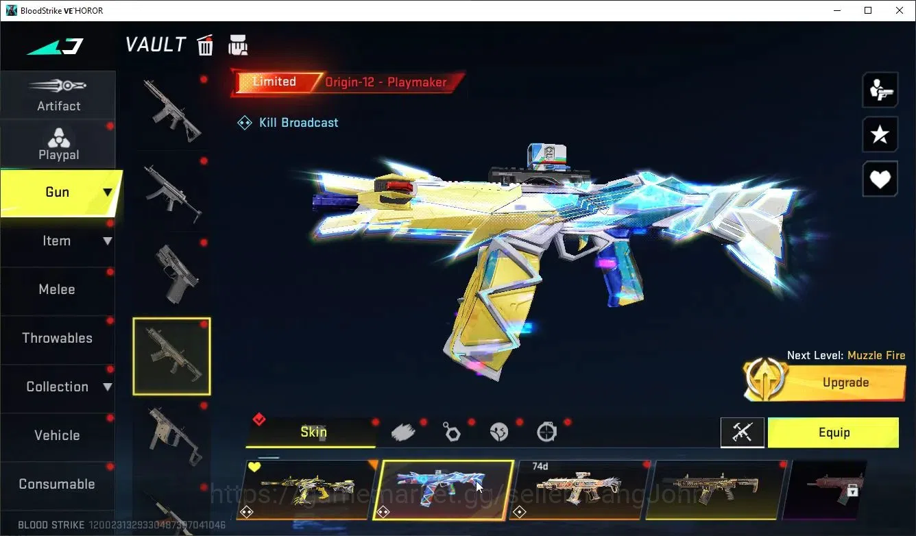 Blood Strike Accounts ASIA |1 Evo Melee:Zenpakuto-Zangetsu|1 Evo:Fal|5 C image 6