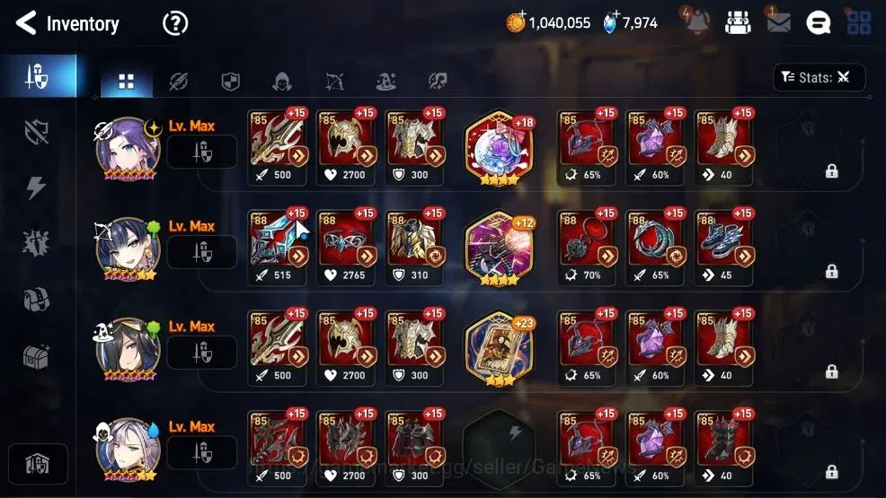 Epic Seven Accounts GLOBAL Verif|5ML(LC bellona,DB Senya,BM Haste,Etc) image 14
