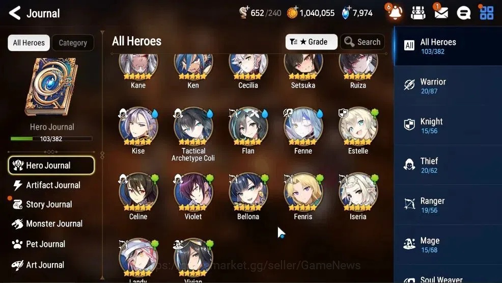 Epic Seven Accounts GLOBAL Verif|5ML(LC bellona,DB Senya,BM Haste,Etc) image 7
