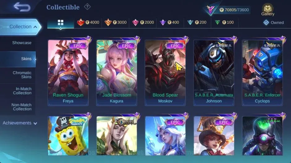 Mobile Legends: Bang Bang Accounts Hero 132|Skin 301|High Immo 105|Sanrio Floryn,KOF image 10