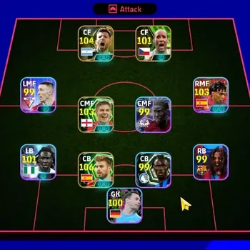 eFootball Accounts Legends & Iconic Players Android|Power 3109|Epic Gerard Pique,Sergio Aguero,Steven Gerrard,Jan