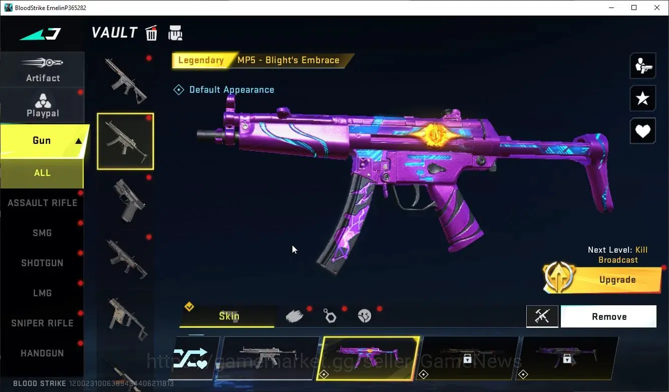 Blood Strike Accounts ASIA|ETERNAL Lv2 AUG-Empyrean+1 ULTRA [P90-Phantom image 12
