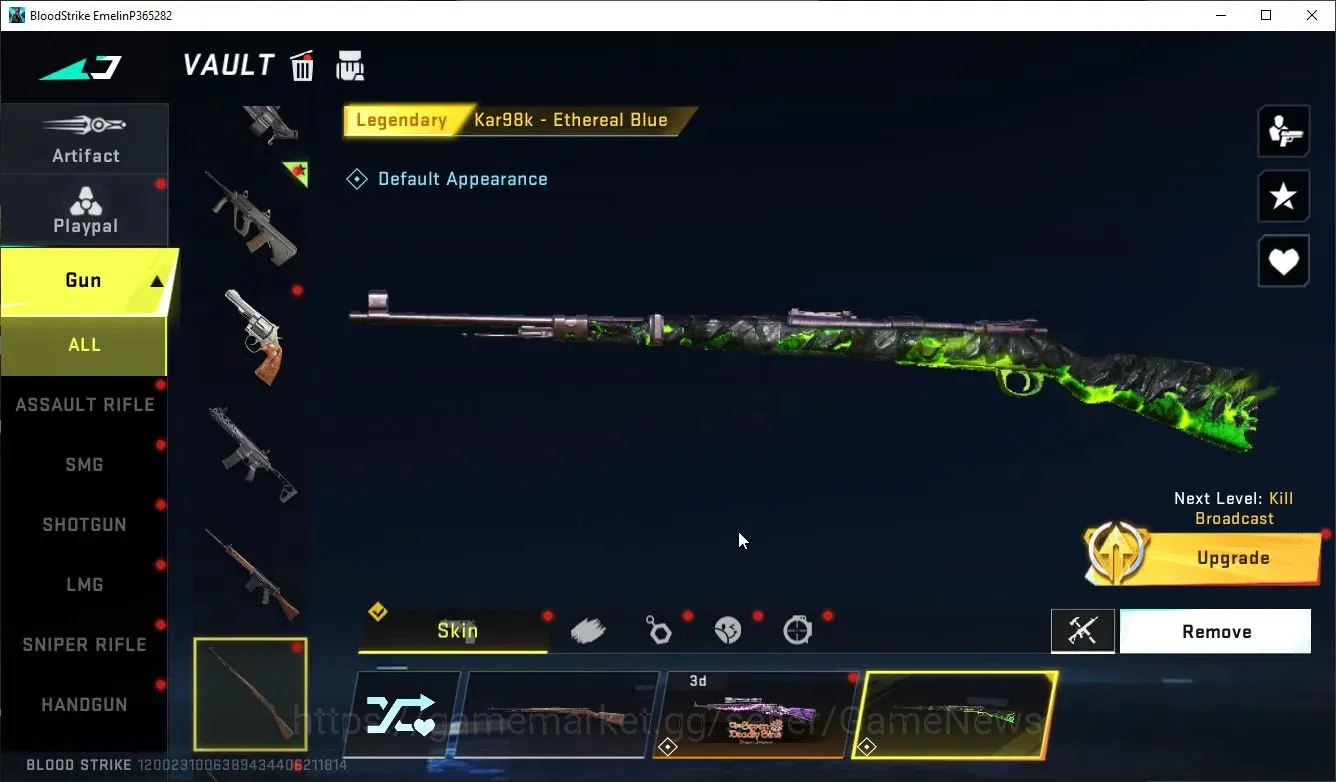 Blood Strike Accounts ASIA|ETERNAL Lv2 AUG-Empyrean+1 ULTRA [P90-Phantom image 16