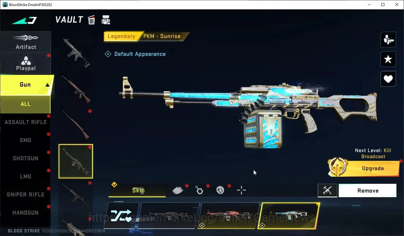 Blood Strike Accounts ASIA|ETERNAL Lv2 AUG-Empyrean+1 ULTRA [P90-Phantom image 17