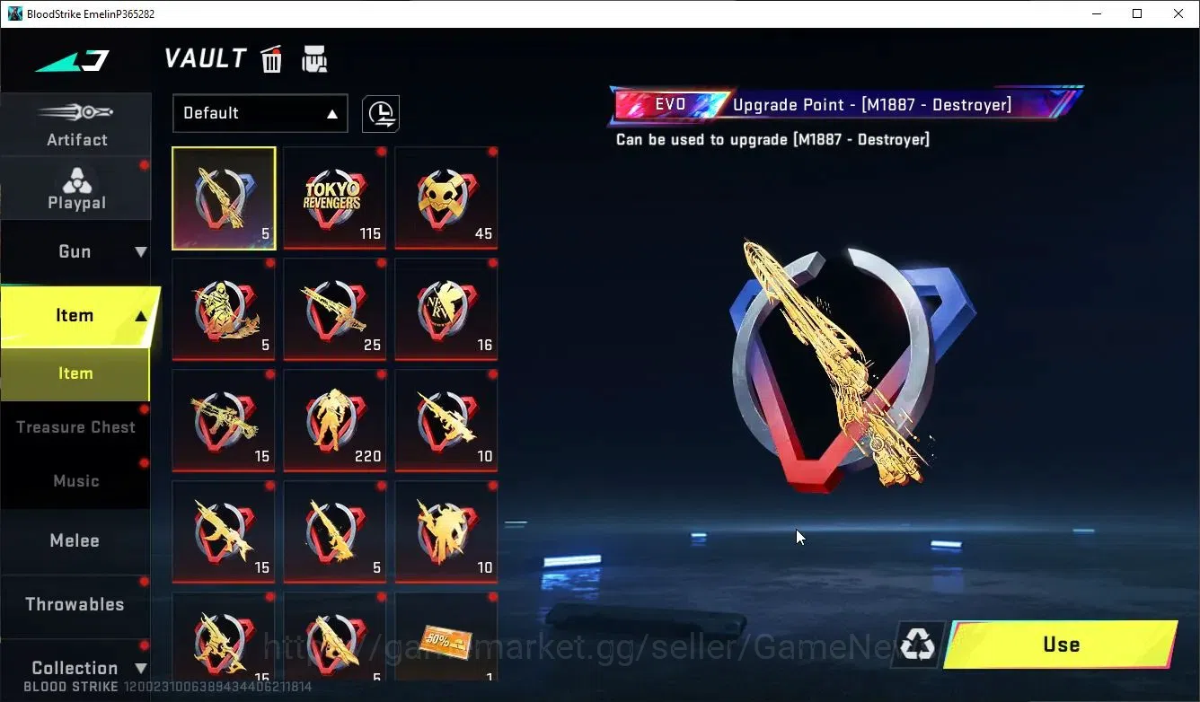 Blood Strike Accounts ASIA|ETERNAL Lv2 AUG-Empyrean+1 ULTRA [P90-Phantom image 19