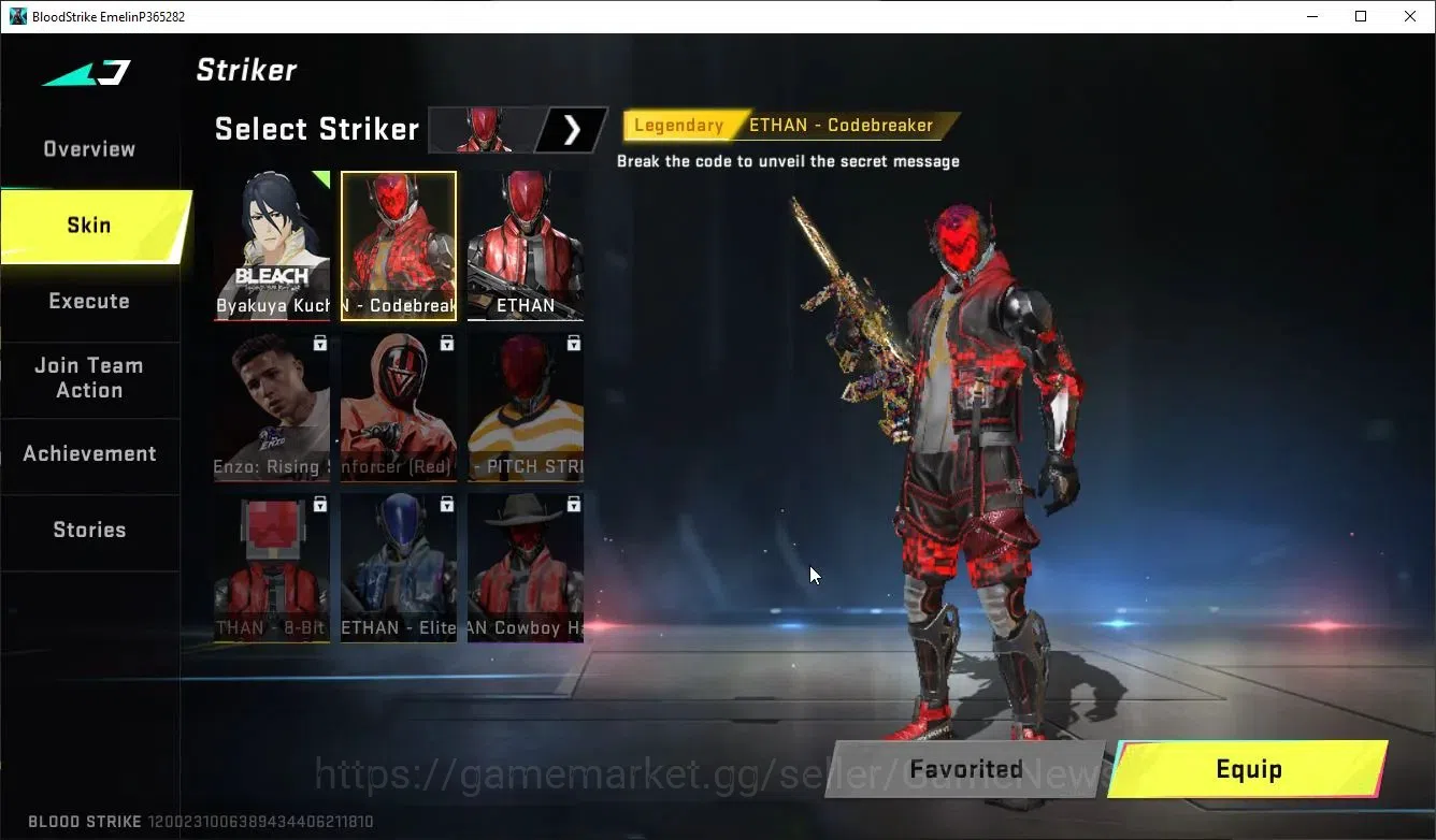 Blood Strike Accounts ASIA|ETERNAL Lv2 AUG-Empyrean+1 ULTRA [P90-Phantom image 4