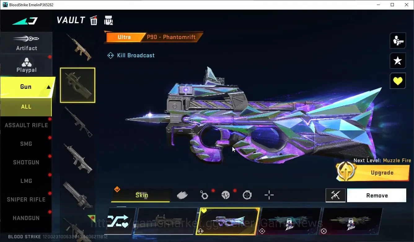 Blood Strike Accounts ASIA|ETERNAL Lv2 AUG-Empyrean+1 ULTRA [P90-Phantom image 9