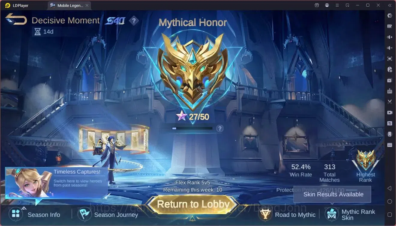 Mobile Legends: Bang Bang Accounts Global|Hero 130|Skin 274|Renowned|Legend Lunox|KOF image 10