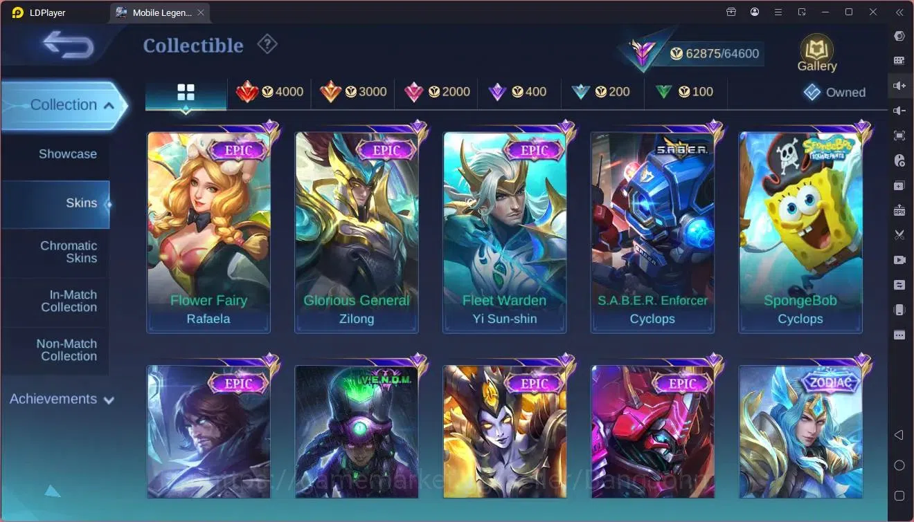 Mobile Legends: Bang Bang Accounts Global|Hero 130|Skin 274|Renowned|Legend Lunox|KOF image 16