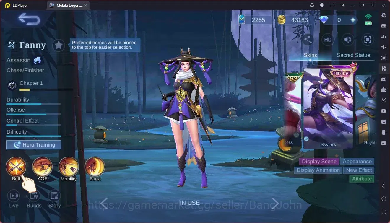 Mobile Legends: Bang Bang Accounts Global|Hero 130|Skin 274|Renowned|Legend Lunox|KOF image 6