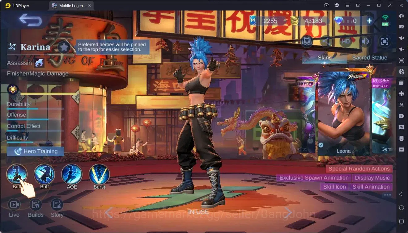 Mobile Legends: Bang Bang Accounts Global|Hero 130|Skin 274|Renowned|Legend Lunox|KOF image 8