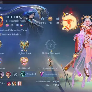 Mobile Legends: Bang Bang Collector Global|Hero 130|Skin 274|Renowned|Legend Lunox|KOF image 1
