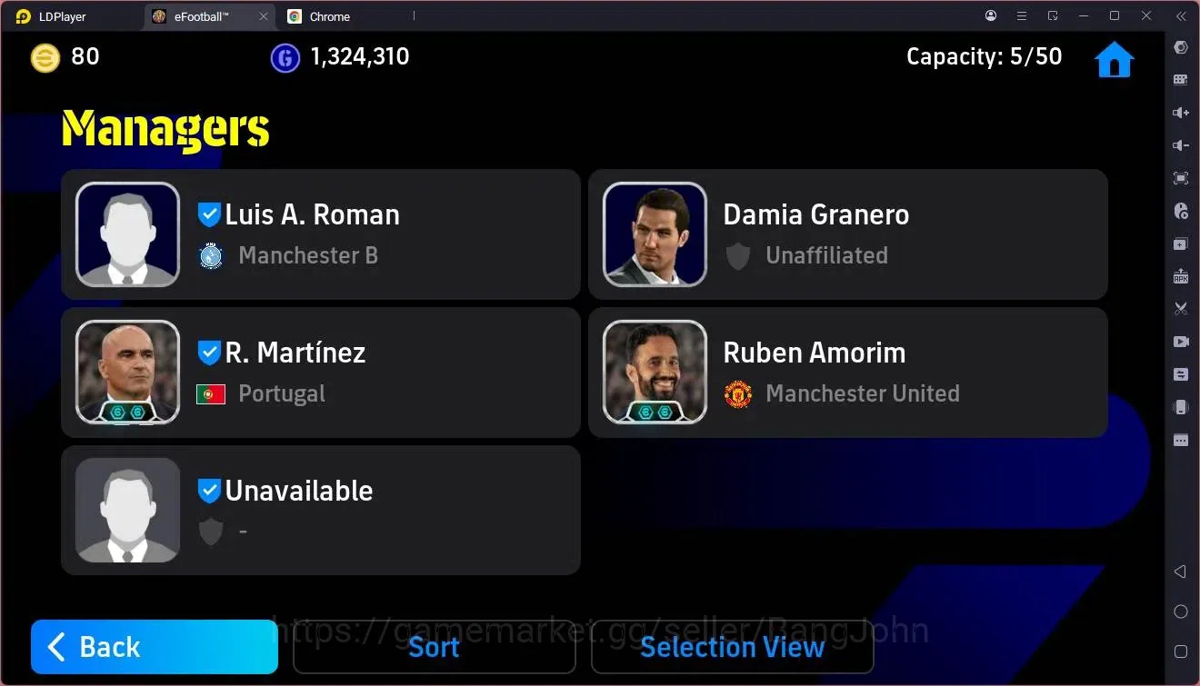 eFootball Accounts Mobile|PW 3180|Bigtime Palmer,Nistelrooij,Forlan|E image 3