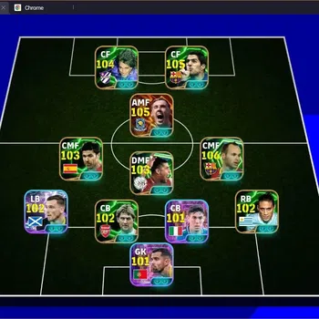 eFootball Legends & Iconic Players Mobile|PW 3180|Bigtime Palmer,Nistelrooij,Forlan|E image 1