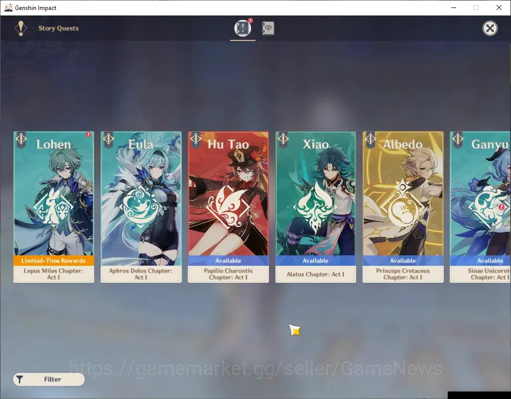 Genshin Impact Accounts ASIA|AR 41|2 Limited + 1 (*5Weapon)|Linnea,Flins|A image 12